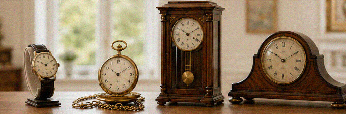 Diskrete Übergabe einer alten Uhr zur persönlichen Prüfung in ruhiger Beratungsatmosphäre